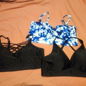 Torrid size 3 swim tops